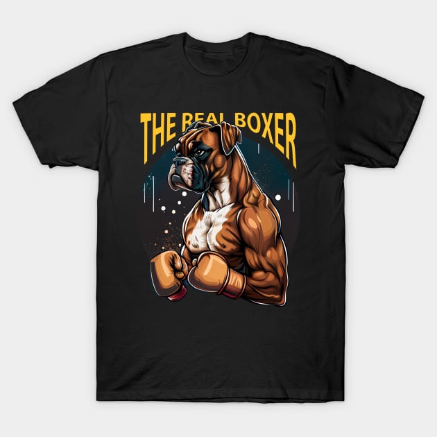 The Real Boxer T-Shirt by Bondoboxy